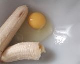 Une image de l'étape 1 de Des pancakes banane raisin sec.
