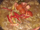 Krengsengan Ampela Ayam