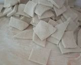 A picture of step 7 of Crumbly mandazi.