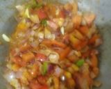 A picture of step 2 of Matar paneer masala.