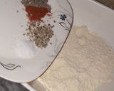 A picture of step 1 of Crispe Aloo puri.