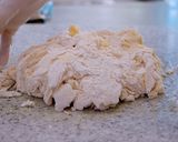 A picture of step 3 of Simple Bread | Crispy Crust! Cob Loaf Bread.