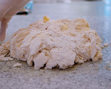 A picture of step 3 of Simple Bread | Crispy Crust! Cob Loaf Bread.
