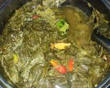 Foto langkah ke 4 dari resep Gulai Daun Pepaya & Singkong Rebon.