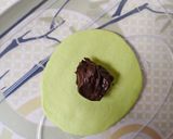Foto langkah ke 9 dari resep Bakpao Pandan isi Selai Nanas dan Selai Coklat (No Mixer).