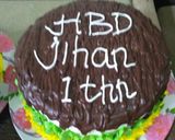 Foto langkah ke 8 dari resep Kue Ulang Tahun (base cake; Brownies).