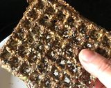 A picture of step 5 of Flex seed waffle.