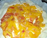Foto del passaggio 3 della ricetta Torta salata ricotta e peperoni