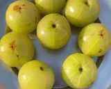 A picture of step 1 of Amla Pickle.