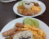 Foto langkah ke 7 dari resep Nasi gurih lengkap.