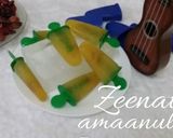 A picture of step 2 of Green Tea Popsicles with Lemon and Honey.