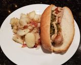 A picture of step 6 of German Potato Salad.