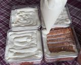 Foto langkah ke 8 dari resep Milk Bath Cake/ Tres Leches dessert Box.
