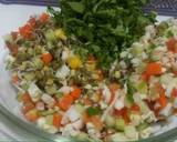 Spicy veg sprout salad recipe step 2 photo
