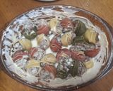 Foto del paso 4 de la receta: Pasta italiana de colores caracoles rellenos #hoypasta