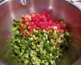 A picture of step 2 of Masala macaroni.
