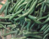 A picture of step 10 of Green Beans and Marinated Pork Strips.