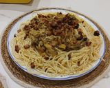 Foto del paso 4 de la receta: Spaghetti con Berenjena asada, Guanciale Tostato y sus jugos