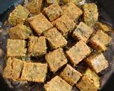 A picture of step 14 of Kothimbir Vadi (Cilantro Croquettes).