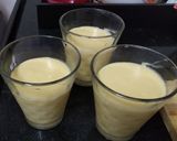 A picture of step 4 of Eggless mango mousse without gelatin/agar-agar.