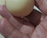 A picture of step 7 of Suji Rasgulle.