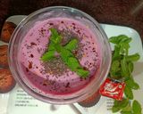 A picture of step 4 of Beetroot Curd.