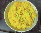 A picture of step 5 of Mango Shrikhand or Matho.