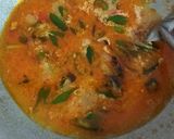 Foto langkah ke 3 dari resep Ikan cucut larak + tahu tempe kuah santan lombok ijo.