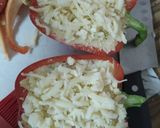 Foto del paso 11 de la receta: Morrón relleno de picadillo y puré de papa
