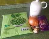 Foto del paso 1 de la receta Guisantes con jamón en olla rápida