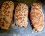 Rántott csirkemell tekercs, sütőben sütve recept fázis 2 fotója