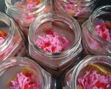 Foto langkah ke 4 dari resep Pudding Agar Strawberry In Jar (Agar² Stroberi dalam Stoples).