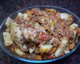 Foto del paso 3 de la receta: Pollo a la portuguesa en disco de arado