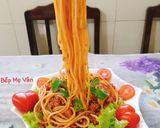 Hình bước làm 6 của món Mì Ý- Spaghetti bay lơ lửng 🍝