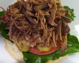 Foto del paso 3 de la receta: Sándwich de colita de cuadril braseada
