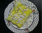A picture of step 9 of Khandvi.