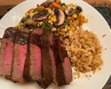 Foto langkah ke 4 dari resep Pan Fried Medium Rare Steak Sous Vide Cooking Style.