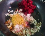 A picture of step 2 of Beetroot Egg Chop.