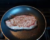 A picture of step 2 of Beef steak with roasted vegetable.