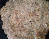 A picture of step 3 of Kuttu ka paratha.