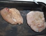 Foto del paso 2 de la receta: Pechuga al horno con papas y calabaza (anco)
