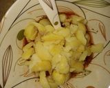 A picture of step 5 of Aloo chaat and kharboonana chaat.