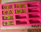 Une image de l'étape 4 de Financiers praliné pistaches - framboises.