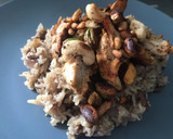 A picture of step 9 of Riz ‘a djeij (Lebanese rice and chicken) رز ع دجاج.