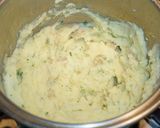 A picture of step 3 of Homemade Southern-Style Longaniza with Garlic Mashed Potatoes and Red Cabbage Sauerkraut.