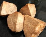 A picture of step 1 of Elephant foot yam vadai.