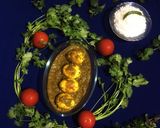 A picture of step 13 of Egg Hariyali.