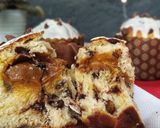 Foto del paso 9 de la receta: Pan dulce con chispas de chocolate, relleno de dulce de leche