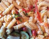 Une image de l'étape 6 de Salade de pâtes aux légumes du soleil.