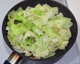 A picture of step 4 of Easy! Delicious Chinese-Style Cabbage and Eggs.